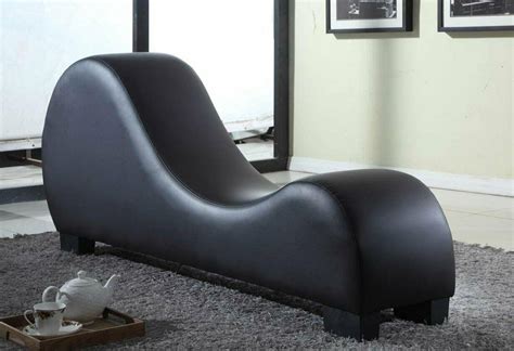 Us Pride Furniture Faux Leather Stretch Chaise Relaxati