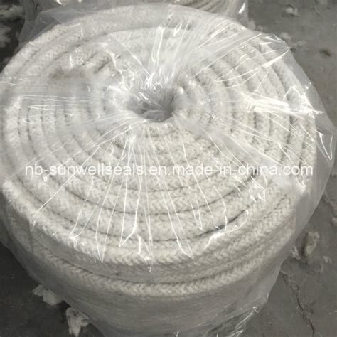 1260c Ceramic Fiber Round Braided Rope Ceramic Fiber Packing China