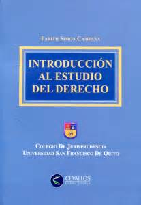 Libro Introducción Al Estudio Del Derecho 9789978392850 Simón
