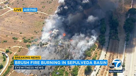 Sepulveda Basin Fire Contained After Burning 7 Acres Displacing Dozens