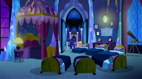 Image Mane Six Luna And Spike Enter Twilights Bedroom S5e13png