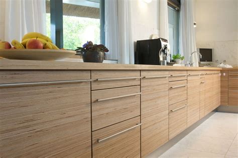 Streamlined Hardware On The White Birch Kitchen Cabinets Solid Wood