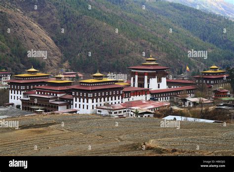 Tashichho Dzong In Thimphu Stock Photo Alamy