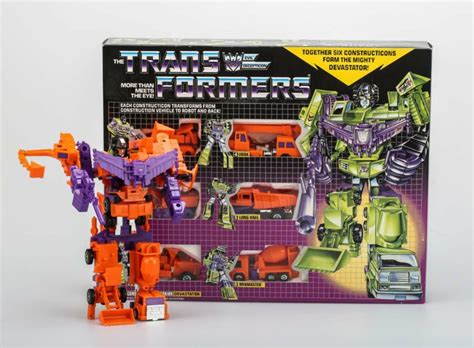 Transformers G1 Reissue Devastator Orange Version Action Figure