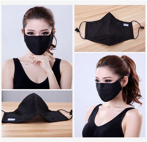 N Cotton Pm Mask Anti Dust Mask Activated Carbon Filter Windproof Mouth Muffle Bacteria