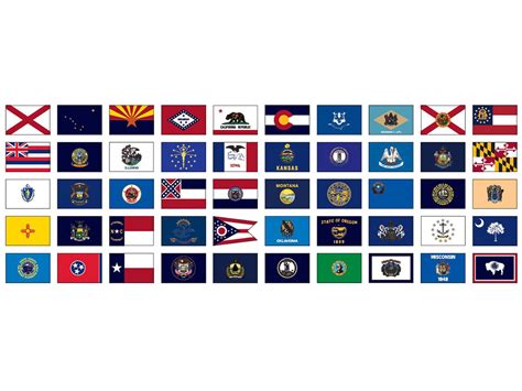 6 Best Images Of 50 States Flag Printables Flags From All 50 States