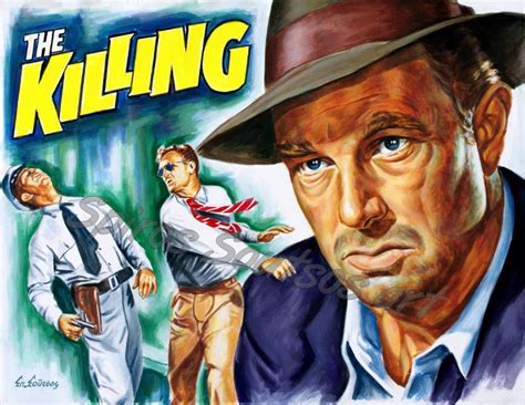 Sterling Hayden The Killing 1956 Painting Movie Poster Canvas Print Art