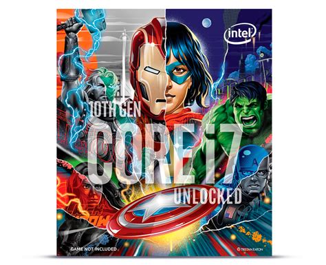 Procesador Intel Core I7 10700k Marvel Avengers Edition 38ghz