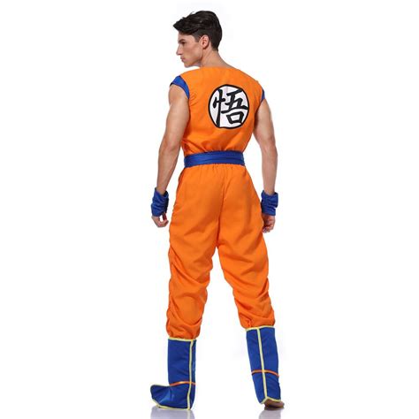 Disfraz De Son Goku Para Adultos Conjunto De Anime Para Halloween