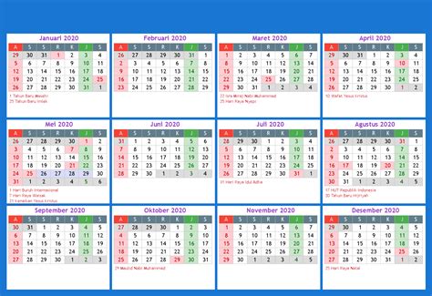 2023 Yearly Indonesia Calendar Design Template Free Printable Templates