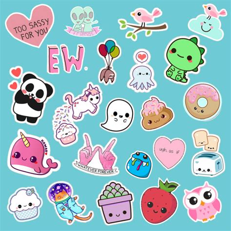 Create fun stickers without design skills using the online editor crello. Create cute stickers for you by Nyumeh