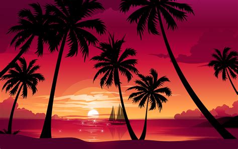 Sunset On The Beach Drawing At Getdrawings Free Download