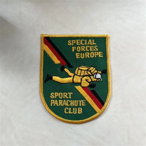 Original Vietnam War 1960s 70s Special Forces Europe Sport Parachute