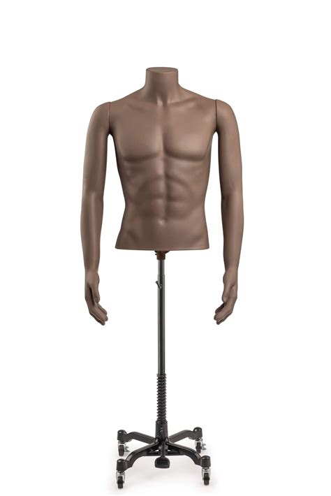 Male Headless Torso Mannequin With Removable Arms Camel Color The Shop Company Tsc Forms
