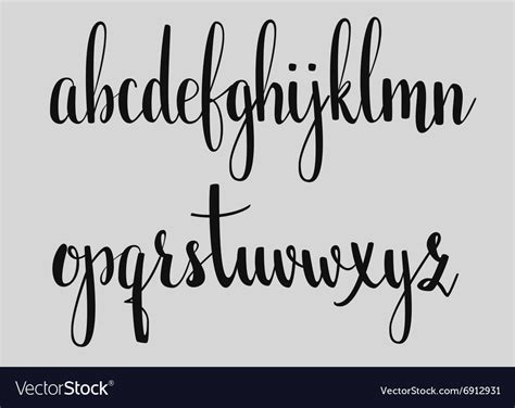 Calligraphy Alphabet Cursive Fonts