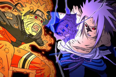 Naruto Vs Sasuke Anime Poster My Hot Posters