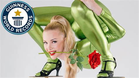 Incredible Contortionist Sets Backbend Record Guinness World Records Youtube