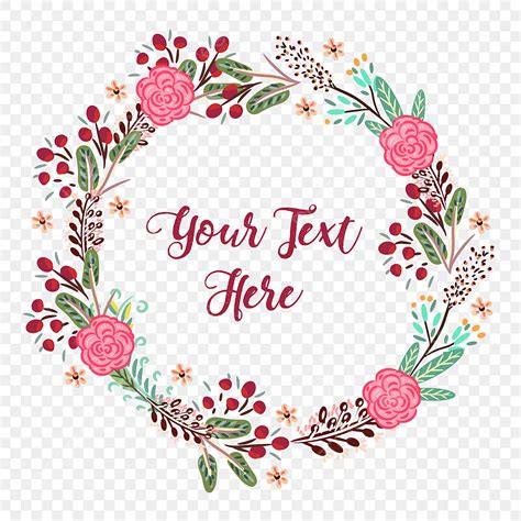 Floral Wreath Flowers Vector Hd Images Colorful Floral Wreath With