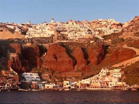 Santorini Caldera Cruise With Greek Meal And Transfer Getyourguide