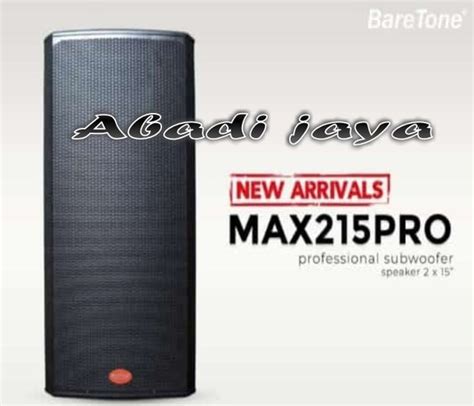 Jual Speaker Aktif Baretone Max Pro Double Buah Max Pro