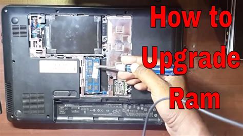 How To Upgrade Laptop Ram And How To Install Laptop Memory Hp Pavilion