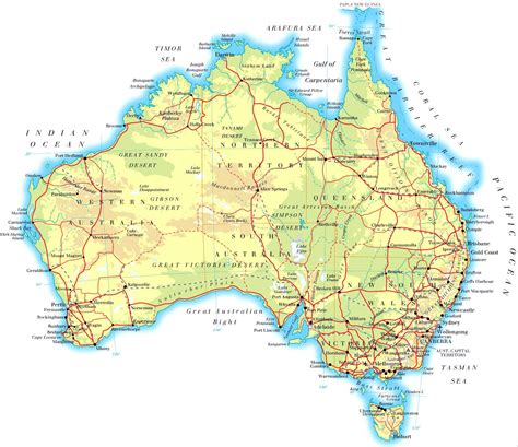 You can print or download these maps for free. Australia Maps | Printable Maps of Australia for Download