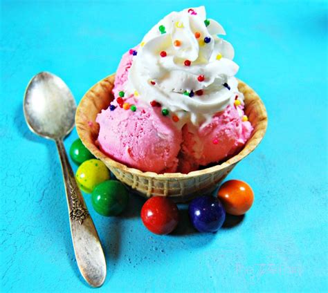 Homemade Bubblegum Ice Cream The Tiptoe Fairy