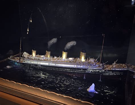 Titanic Sinking Diorama Titanic Ship Rms Titanic Titanic Model Porn