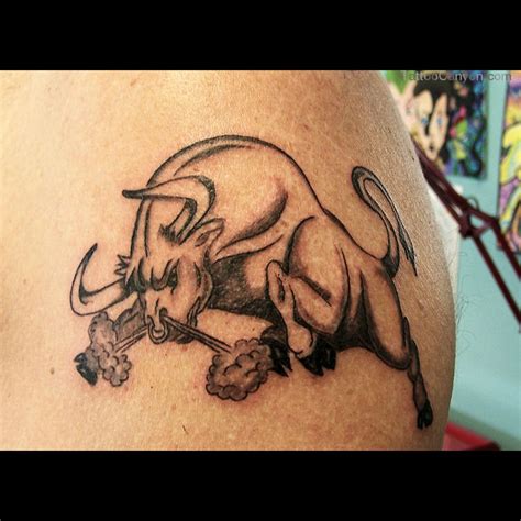 Brahma Bull Tattoo Designs Men Traditional Bull Tattoo Bull