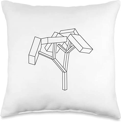 Roblox Just A Tree Throw Pillow 16x16 Multicolor Home