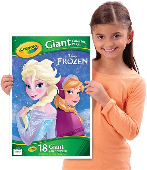 Color your favorite frozen 2 characters in a big way! Crayola Wonder Frozen Giant Coloring Pad 04-0986 | Office Mart