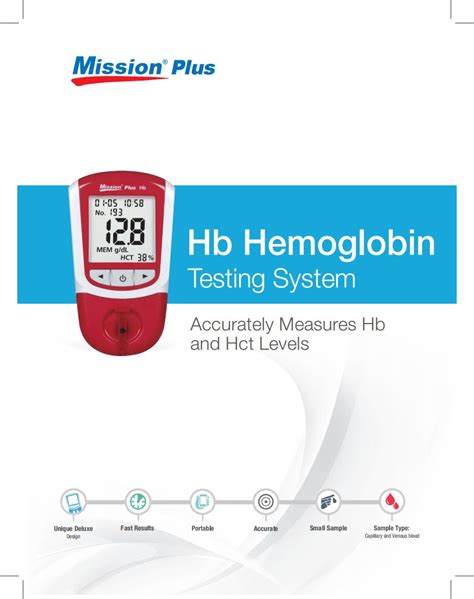 Mission®hemoglobin Plus Hb The Future Of Healthcare Starts At Home