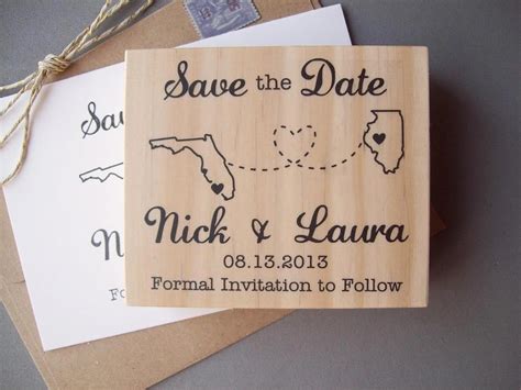 Make your photo cards in minutes. Save the date card idea! This would work for a long distance relationship gone engagement :) # ...