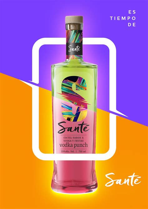 Santé Soft Drink On Packaging Of The World Creative Package Design