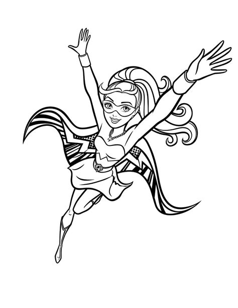 Download coloring princesses can be easy and simple. Barbie in Princess Power coloring pages to download and ...