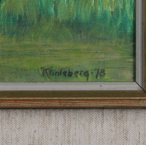 bilder för 1705163 oidentifierad konstnÄr olja på duk signerad klinteberg och daterad 78
