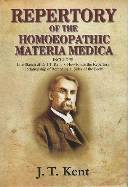 Repertory Of The Homeopathic Materia Medica By James Tyler Kent