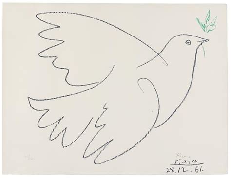 Pablo Picasso Dove Of Peace Mutualart