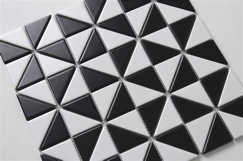 A 'busy' stone tile pattern with a stylised. 2'' Matte Multi Windmill Pattern Porcelain Triangle Mosaic ...