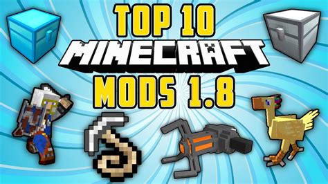 Top 10 Mods Para Minecraft 18 Los Mejores Mods Viyoutube