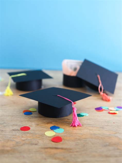 You can make this in minutes, as you. Graduation Cap Gift Boxes DIY