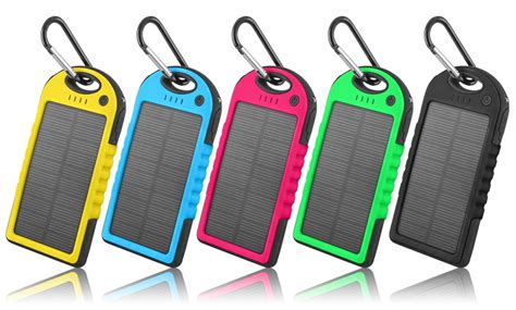 Up To 59 Off On Solar Phone Charger 2 Pack Groupon Goods