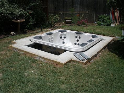 The bathtub should be grounded perfectly in order to. Spa Vault Installation Instructions | Hot tub backyard ...