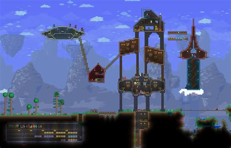 Thankyouheres a video of 50 awesome terraria builds to give you inspiration for your own. Terraria Bases and Buildings - My WIP base