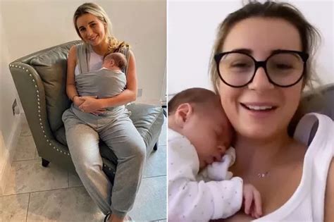 Dani Dyer Slams Mum Shamers As She Uses Baby Sling With Santiago For First Time Irish Mirror