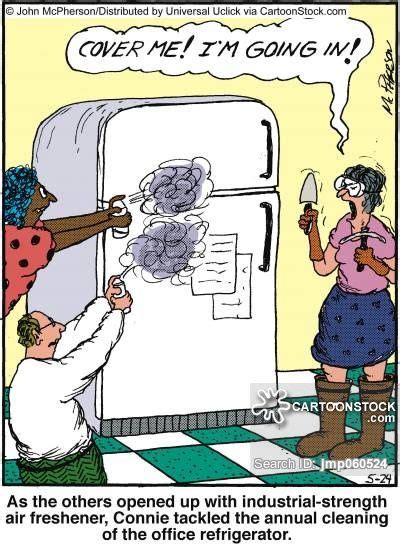 Office Refrigerator Clean Fridge 80 Cartoons Political Cartoons