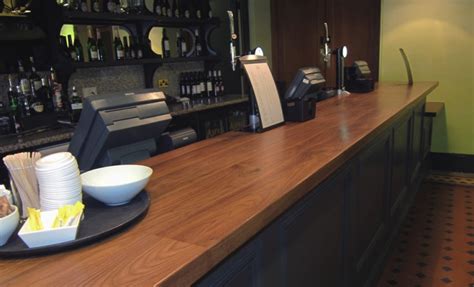Add led lighting to illuminate the glass and give your. Norfolk Oak | Wood Bar Tops | Commercial Wooden Counter Tops