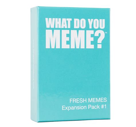 Buy What Do You Meme Fresh Memes 1 Expansion Pack Designed To Be