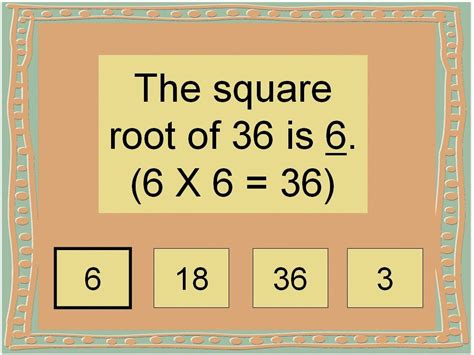 The square root is asking you to undo squares of a number. Student Survive 2 Thrive: Square Root Math Practice Test