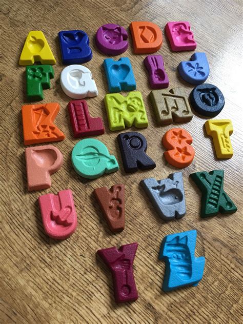 Slide the button to the right to complete the puzzle. Alphabet set crayons - phonics - childrens crayons ...